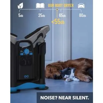 Fast Drying Boot Dryer and Deodorizer for All Footwear