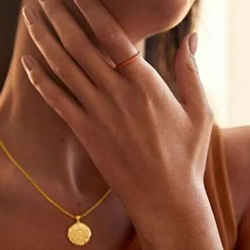 PAVOI 14K Gold Plated Sterling Silver Garnet Ring