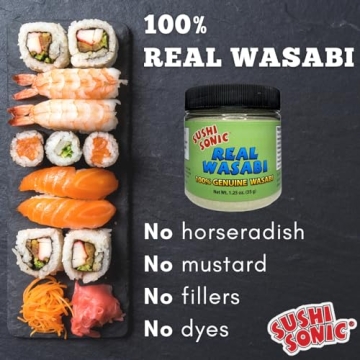 Authentic Sushi Sonic 100% Real Wasabi Powder 1.25 oz