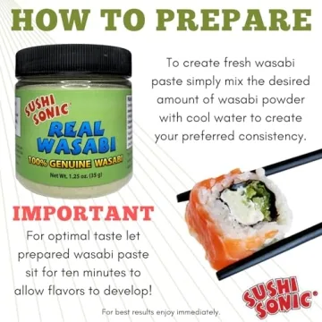 Authentic Sushi Sonic 100% Real Wasabi Powder 1.25 oz