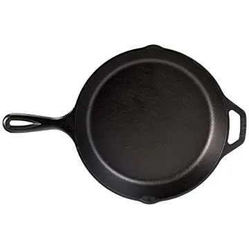 Lodge Cast Iron Chef Skillet - 10 Inch Pre-Seasoned Pan