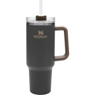 Stanley 40 OZ Adventure Quencher Tumbler - Coal Color