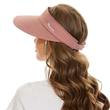 Stylish Sun Visor Hat with UV Protection for Women