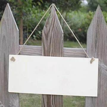 JANOU Wooden Plaque for Creative DIY Projects - 3 Pcs