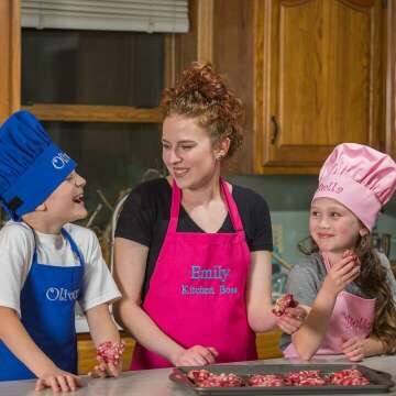 Personalized Kids Apron Set - USA Made