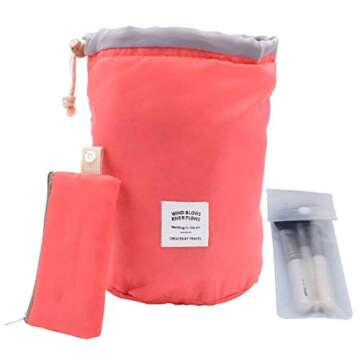 EUOW Portable Travel Cosmetic Bag - Organizer for Makeup