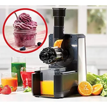 EMERIL LAGASSE Pasta & Beyond, Automatic Pasta and Noodle Maker with Slow Juicer - 8 Pasta Shaping Discs Black