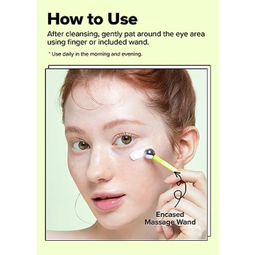 I DEW CARE Vitamin C Eye Cream with Hydrating Roller