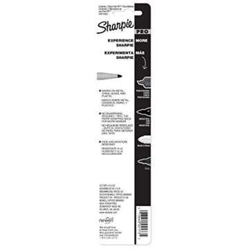 SHARPIE 2173PP Peel-Off China Markers, Black, 2-Count