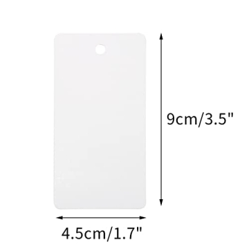 G2PLUS 100PCS Blank Gift Tags for Crafting & Gift Giving