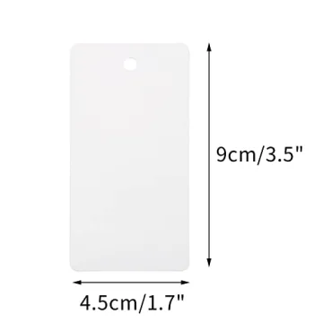 G2PLUS 100PCS Blank Gift Tags for Crafting & Gift Giving