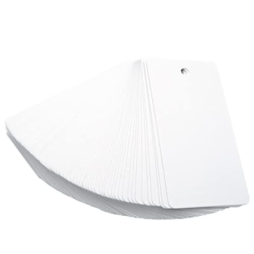 G2PLUS 100PCS Blank Gift Tags for Crafting & Gift Giving