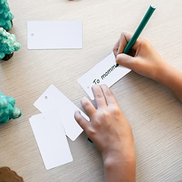 G2PLUS 100PCS Blank Gift Tags for Crafting & Gift Giving