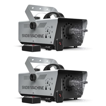 1000W Snow Machine with Remote Control & 1L Tank for Events