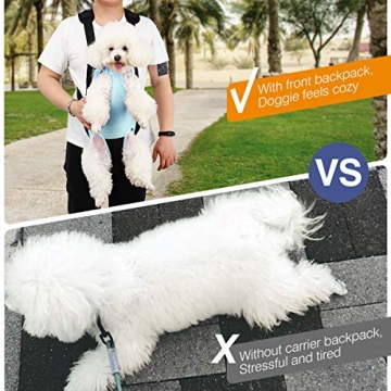 Pawaboo Pet Carrier Backpack for Small Dogs and Cats