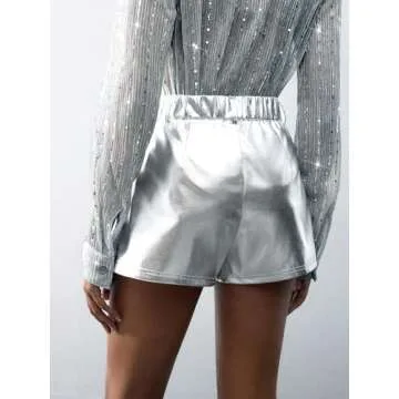 SECOLI Women's 2024 Summer Casual Plain Shorts for All Occasions