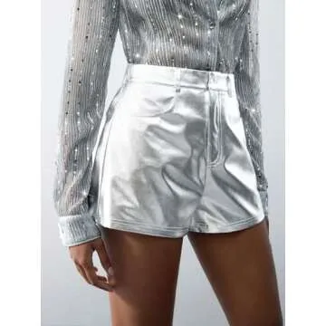 SECOLI Women's 2024 Summer Casual Plain Shorts for All Occasions