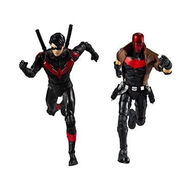Exclusive McFarlane Toys DC Multiverse Red Hood & Nightwing 7" Action Figures Multipack