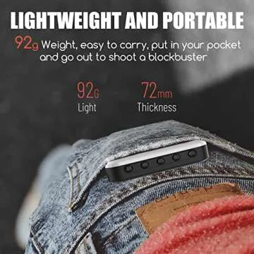 BANSINE USB-Rechargeable LED Selfie Light for Stunning Photos