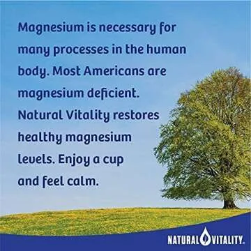 Natural Vitality Calm Magnesium Supplement Orange Drink Mix