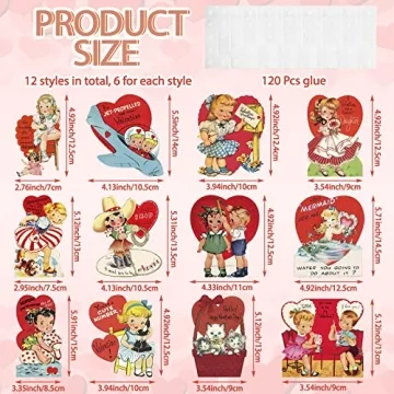 72 Vintage Valentine's Day Cutouts - Perfect Decorations