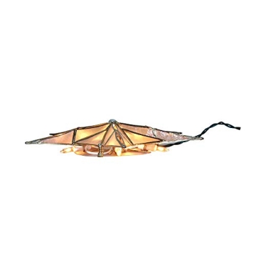 Elegant 10-Light Capiz Star Treetop for Christmas Trees