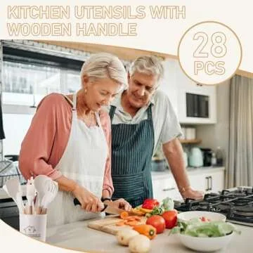 FJNATINH Kitchen Utensils 13 pcs Heat Resistant Silicone Set