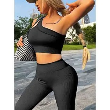 Stylish Two Piece Workout Set for Women - Comfort & Support