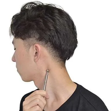 DARKRING Acupuncture Pen, Facial Reflexology Tools Stainless Steel, Trigger Point Massager Tool, Deep Tissue Massage Tool