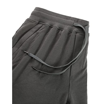 CRZ YOGA Men's Lightweight Cotton Sweat Shorts