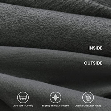 CRZ YOGA Men's Lightweight Cotton Sweat Shorts