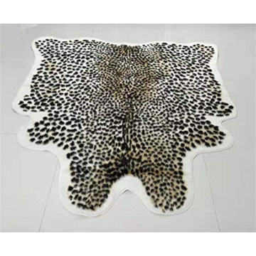 Faux Cheetah Area Rug Luxurious Design Eco-Friendly