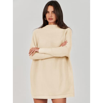 Stylish Oversized Turtleneck Sweater for Women 2024