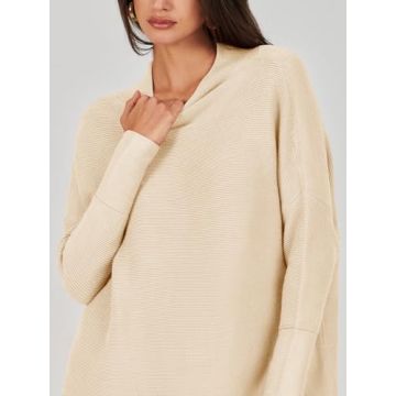 Stylish Oversized Turtleneck Sweater for Women 2024