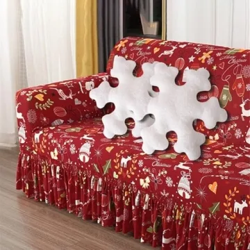 Charming Snowflake Pillow for Winter Decor and Cuddling