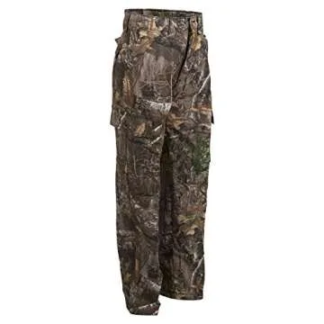 King's Camo KCK202 Kids Classic Design Cotton Regular Fit Six Pocket Hunting Cargo Pants, Realtree Edge, 18/20