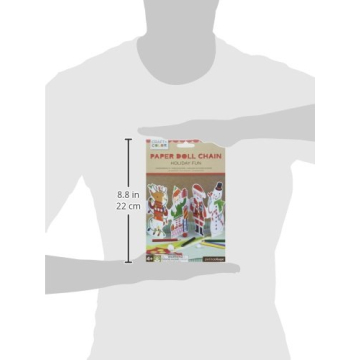 Eco-Friendly Craft Kit for Kids Petit Collage Paper Doll Chain