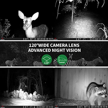 WOSPORTS Trail Camera 48MP 4K with Night Vision