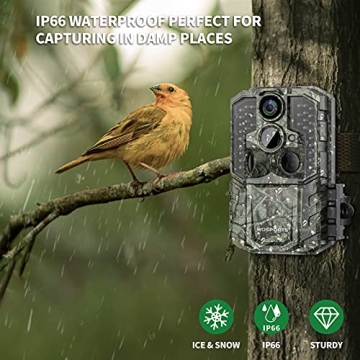 WOSPORTS Trail Camera 48MP 4K with Night Vision