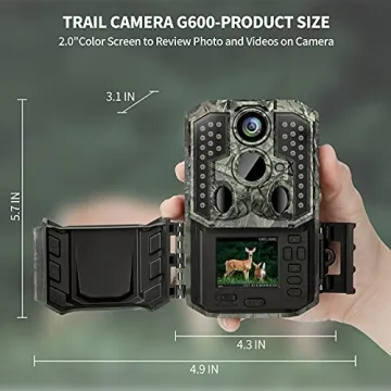 WOSPORTS Trail Camera 48MP 4K with Night Vision