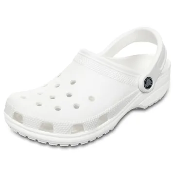 Best-Selling Crocs Unisex-Adult Classic Clogs in White, Size 11 Men/13 Women