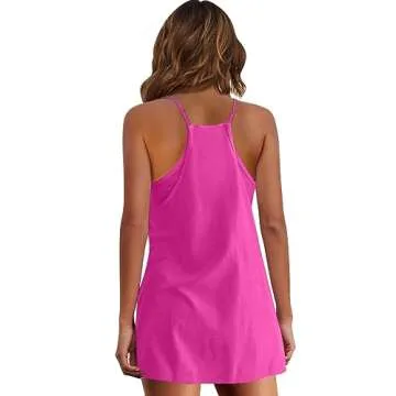 ATHMILE Women’s Summer Mini Dress for Workout & Casual