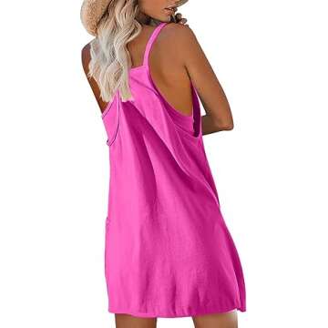 ATHMILE Women’s Summer Mini Dress for Workout & Casual