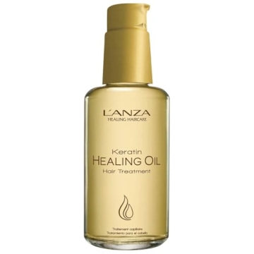 L'ANZA Keratin Healing Oil Hair Treatment, Hair Oil Revives & Nourishes Dry Damaged Hair & Scalp, Su...