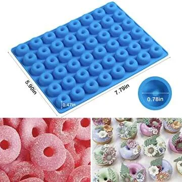 Sidosir Silicone Candy Molds - 4 Fun Shapes Included