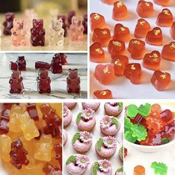 Sidosir Silicone Candy Molds - 4 Fun Shapes Included