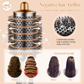 YTCHYYSK Large Round Volumizing Brush for Dyson Airwrap