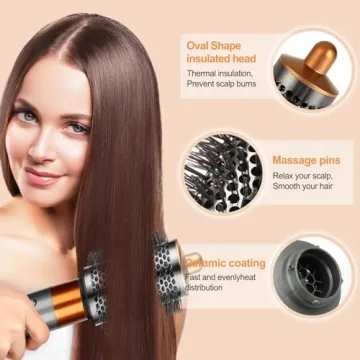 YTCHYYSK Large Round Volumizing Brush for Dyson Airwrap