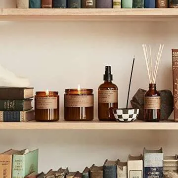 PF Candle CO Teakwood & Tobacco Large Candle, 12.5 OZ