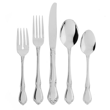 Oneida Chateau 5-Piece Flatware Set for Elegant Dining
